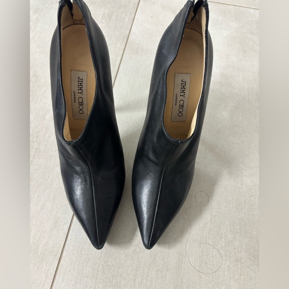 Jimmy Choo Black Leather booties - Picture 7 of 8